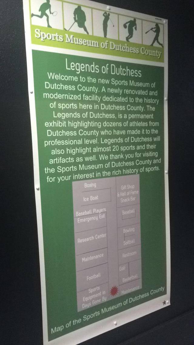 Sports Museum of Dutchess County | meal takeaway | 72 Carnwath Farms Ln, Wappingers Falls, NY 12590, USA | 8456321570 OR +1 845-632-1570