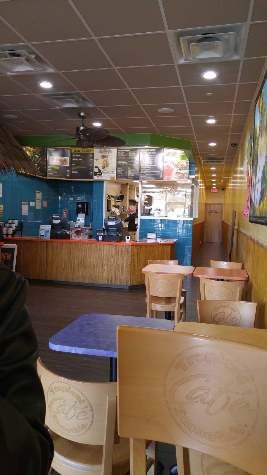 Tropical Smoothie Cafe | restaurant | 32 E Main St, Smithtown, NY 11787, USA | 6316569555 OR +1 631-656-9555