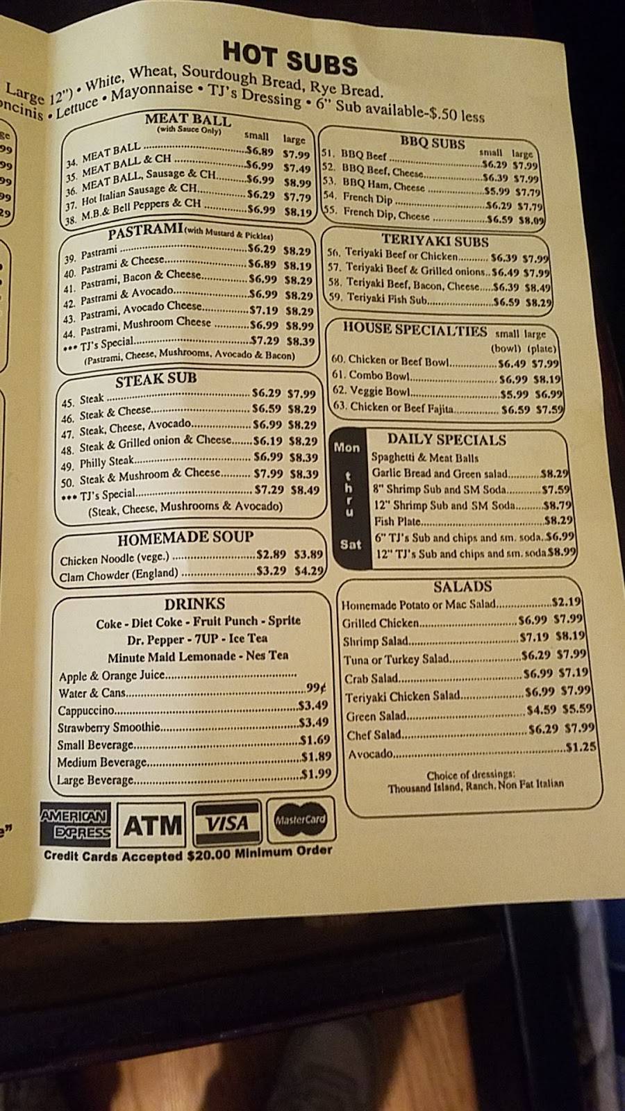 T Js Submarines | meal takeaway | 1054 N Hacienda Blvd, La Puente, CA 91744, USA | 6269187007 OR +1 626-918-7007