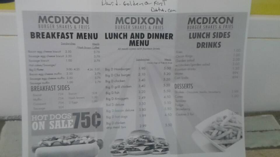 McDixons Burger, Shakes and Fries | restaurant | 1014 E Willow Grove Ave, Glenside, PA 19038, USA | 2679029442 OR +1 267-902-9442