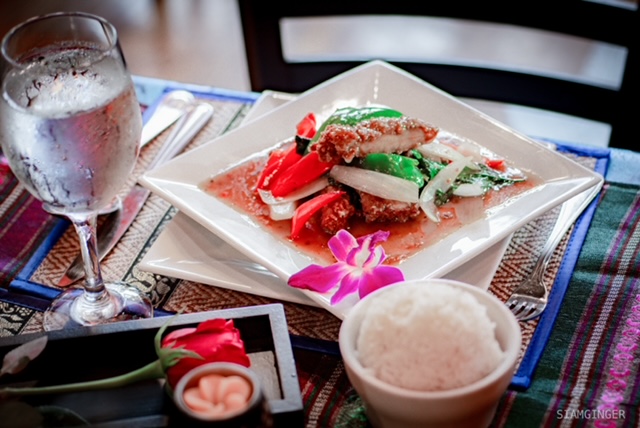 Siam Ginger Thai Cuisine | restaurant | 22 Bow St, Somerville, MA 02143, USA | 6176255015 OR +1 617-625-5015