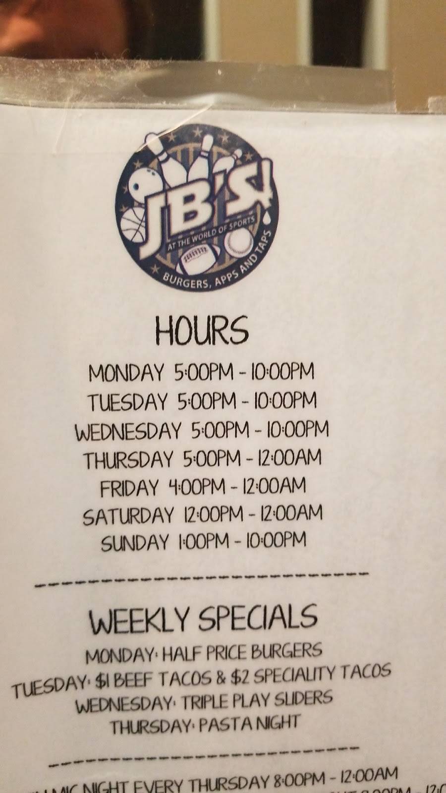 JBs | restaurant | 2030 Bill Tuck Hwy, South Boston, VA 24592, USA | 4345726922 OR +1 434-572-6922