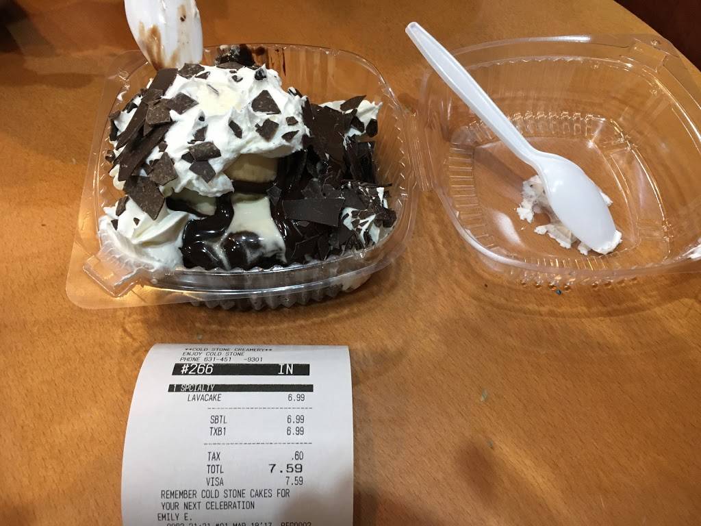 Cold Stone Creamery | bakery | 1315 Middle Country Rd #5, Centereach, NY 11720, USA | 6314519301 OR +1 631-451-9301