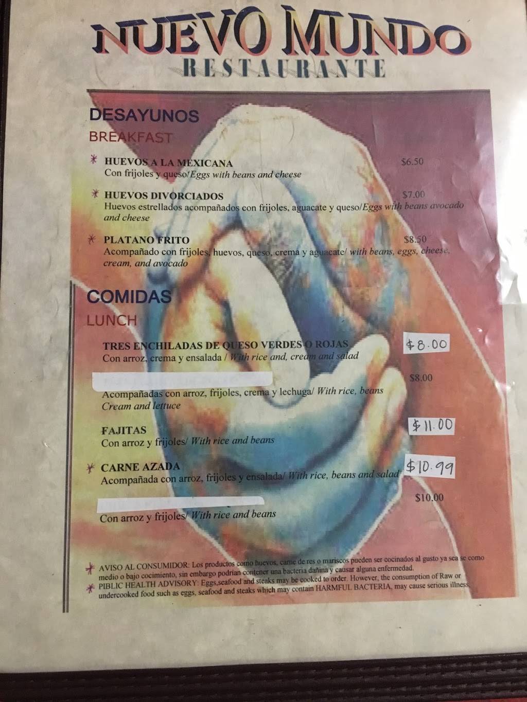 Nuevo mundo | restaurant | 3205 E 12th St, Kansas City, MO 64127, USA | 8168595377 OR +1 816-859-5377