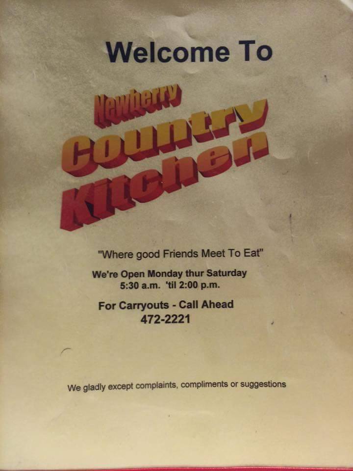 Country Kitchen | restaurant | 25335 W Newberry Rd, Newberry, FL 32669, USA | 3524722221 OR +1 352-472-2221