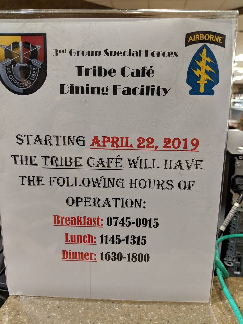 The Tribe Dining Facility | restaurant | Fayetteville, NC 28314, USA | 9109085680 OR +1 910-908-5680