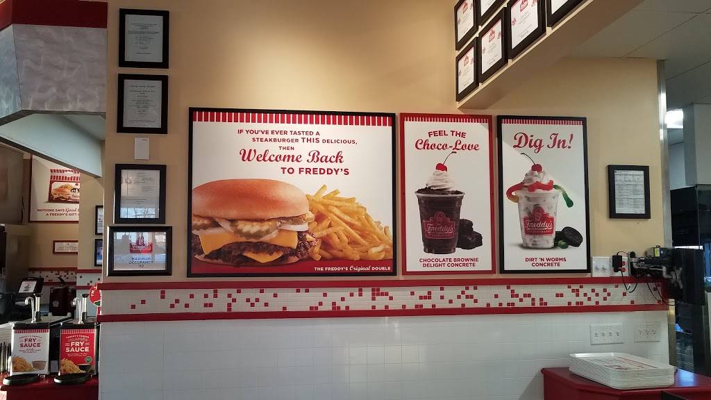 Freddys Frozen Custard & Steakburgers | restaurant | 10019 E 350 Hwy, Raytown, MO 64138, USA | 8168865975 OR +1 816-886-5975