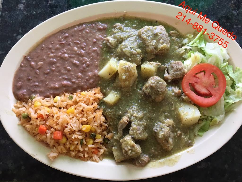 Aqui Me Quedo Restaurant | restaurant | 7840 Lake June Rd, Dallas, TX 75217, USA | 2148813755 OR +1 214-881-3755