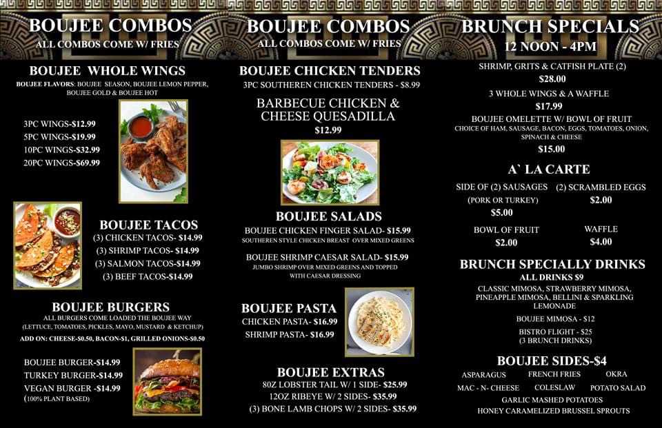 Boujee Bistro | restaurant | 60 N Main St, Memphis, TN 38103, USA | 9017088889 OR +1 901-708-8889