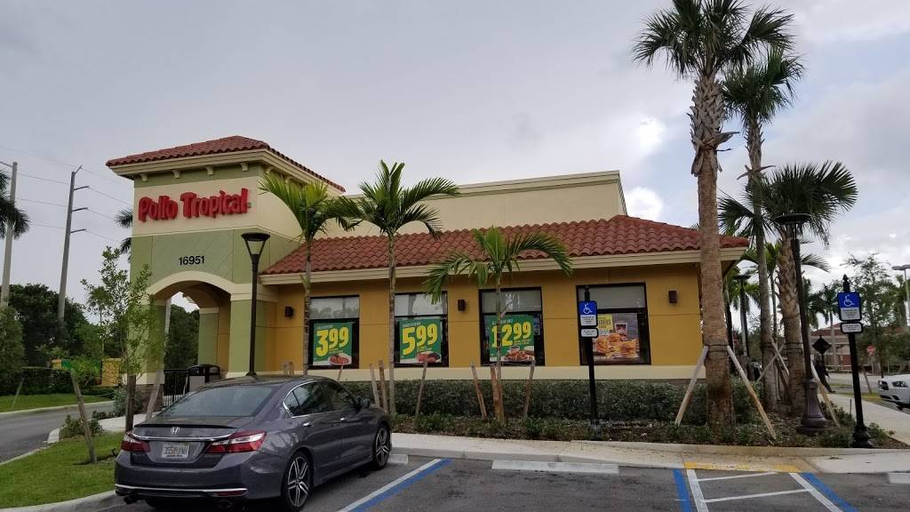 Pollo Tropical | restaurant | 16951 Miramar Pkwy, Miramar, FL 33027, USA | 3056707696 OR +1 305-670-7696