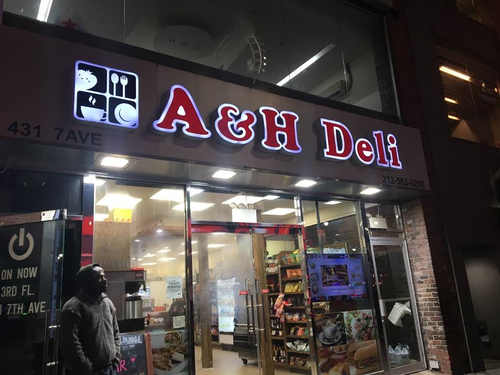 A&H Deli | meal takeaway | 431 7th Ave, New York, NY 10001, USA | 2125636200 OR +1 212-563-6200