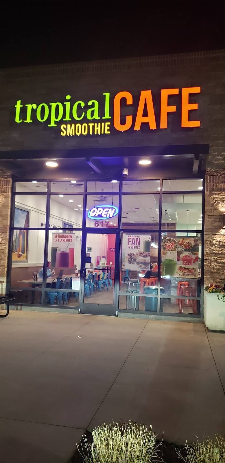 Tropical Smoothie Cafe | restaurant | 617 Mullins Colony Drive, Evans, GA 30809, USA | 7063643413 OR +1 706-364-3413
