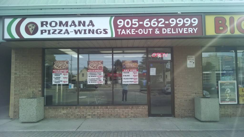 Romana Pizza & Wings | meal takeaway | 910 Queenston Rd, Stoney Creek, ON L8G 1B5, Canada | 9056629999 OR +1 905-662-9999