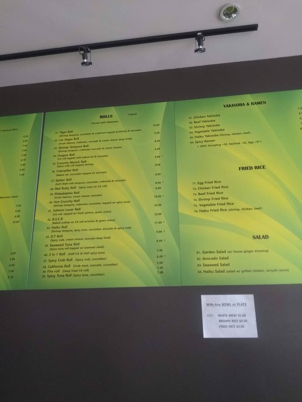 Haiku Grill | restaurant | 1277, 1158 W Washington St #105, Tempe, AZ 85281, USA | 6022671715 OR +1 602-267-1715