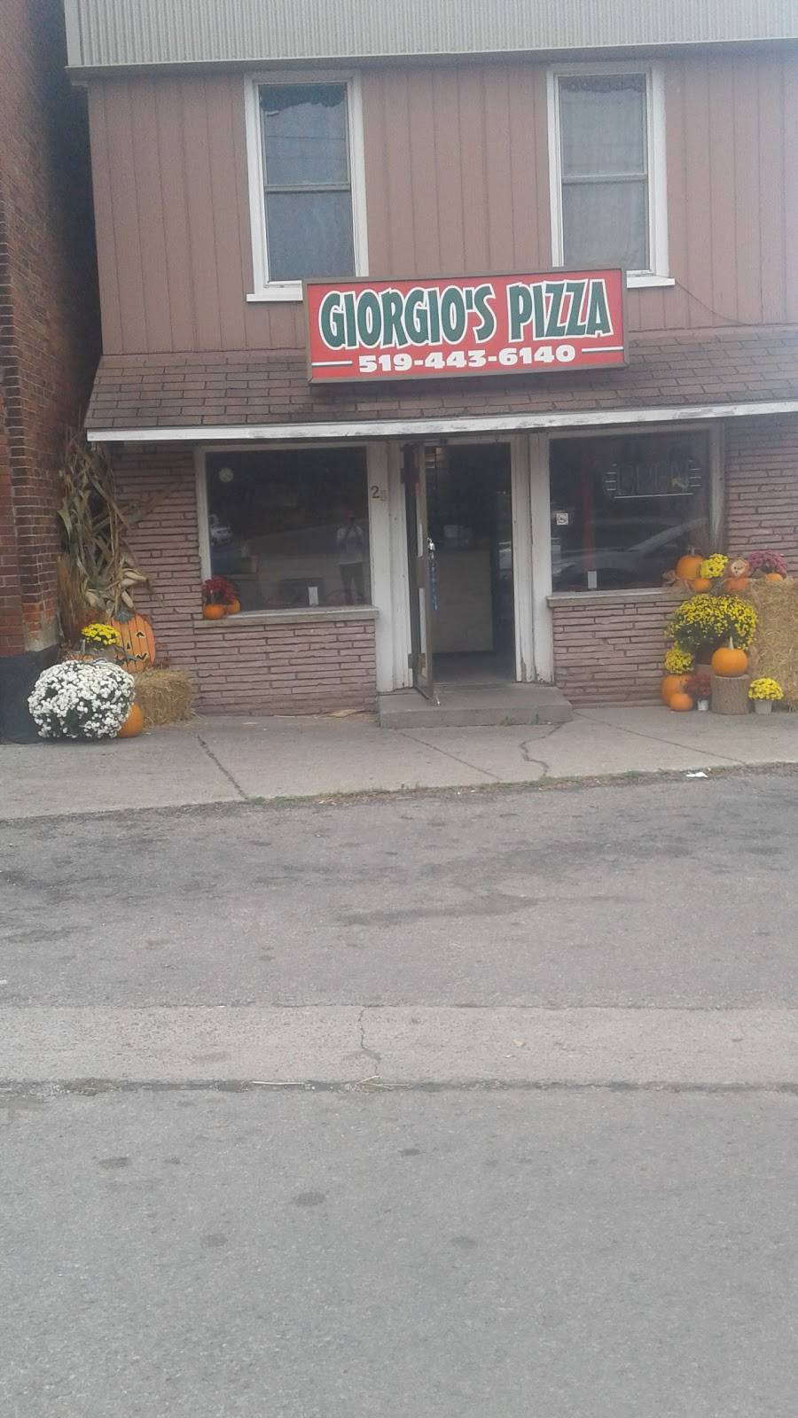 Giorgios Pizza | restaurant | 28 Main St S, Waterford, ON N0E 1Y0, Canada | 5194436140 OR +1 519-443-6140