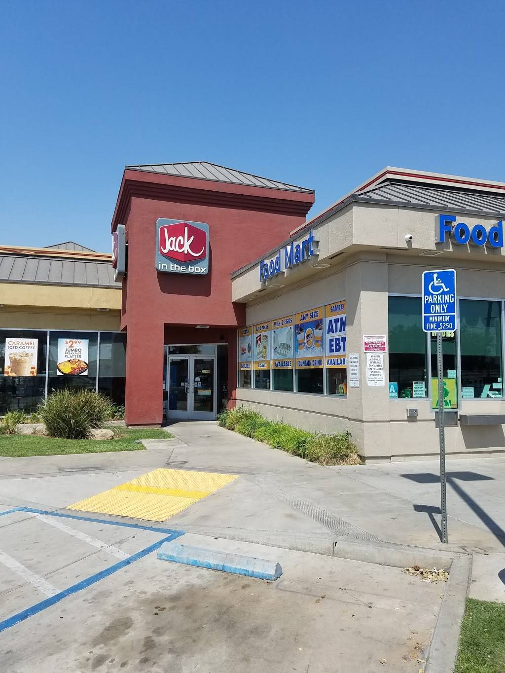 Jack in the Box | restaurant | 10 Union Ave, Bakersfield, CA 93307, USA | 6618610602 OR +1 661-861-0602