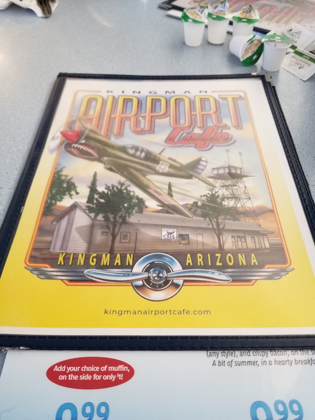 Kingman Airport Cafe | restaurant | 6000 Flightline Dr, Kingman, AZ 86401, USA | 9287574420 OR +1 928-757-4420