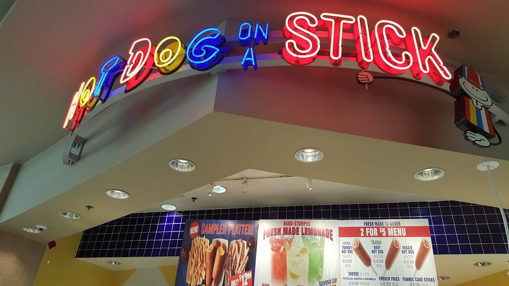 Hot Dog on a Stick | restaurant | Inland Center, 110 Inland Center Dr J, San Bernardino, CA 92408, USA | 9098899474 OR +1 909-889-9474