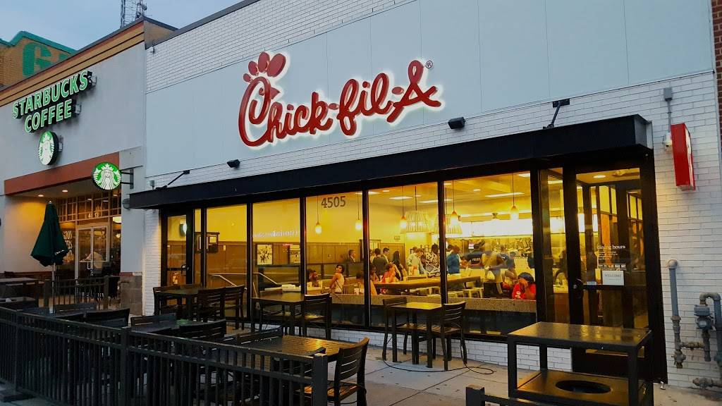 Chick-fil-A | restaurant | 4505 Wisconsin Ave NW, Washington, DC 20016, USA | 2022444514 OR +1 202-244-4514
