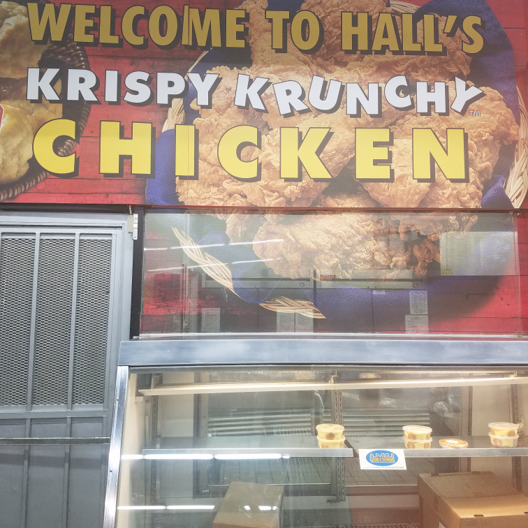 Halls Krispy Krunchy Chicken | restaurant | 1600 west slauson ave, Booth I-31, Los Angeles, CA 90047, USA | 3233053059 OR +1 323-305-3059