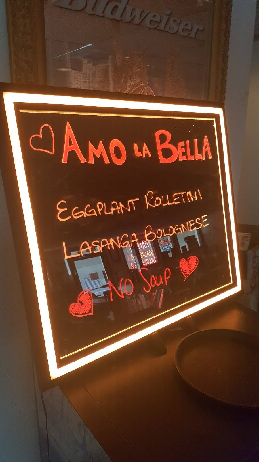 Amo La Bella New York | restaurant | 89 Beaver St, Albany, NY 12207, USA | 5184343121 OR +1 518-434-3121