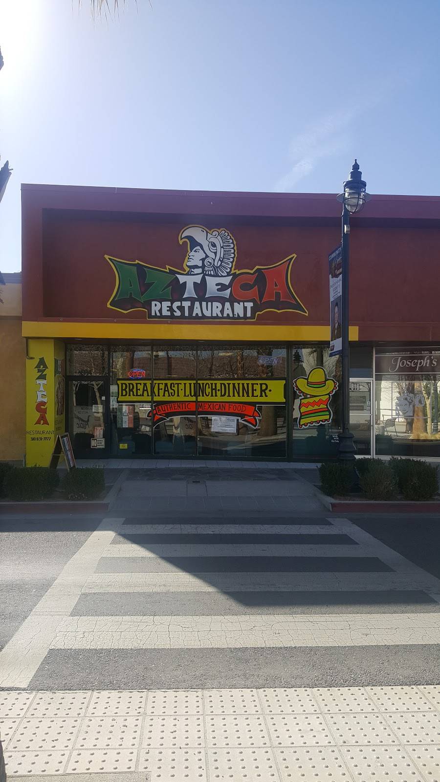 Azteca Restaurante | restaurant | 814 W Lancaster Blvd, Lancaster, CA 93534, USA | 3108317777 OR +1 310-831-7777