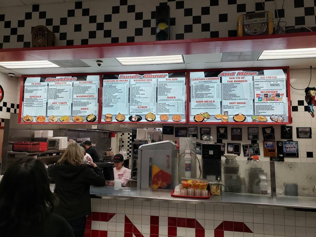 Legends Burgers | restaurant | 1645 N Mountain Ave, Upland, CA 91784, USA | 9099496363 OR +1 909-949-6363