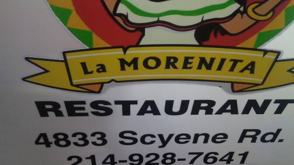 Restaurante La Morenita | restaurant | 4833 Scyene Rd, Dallas, TX 75210, USA | 2149287641 OR +1 214-928-7641