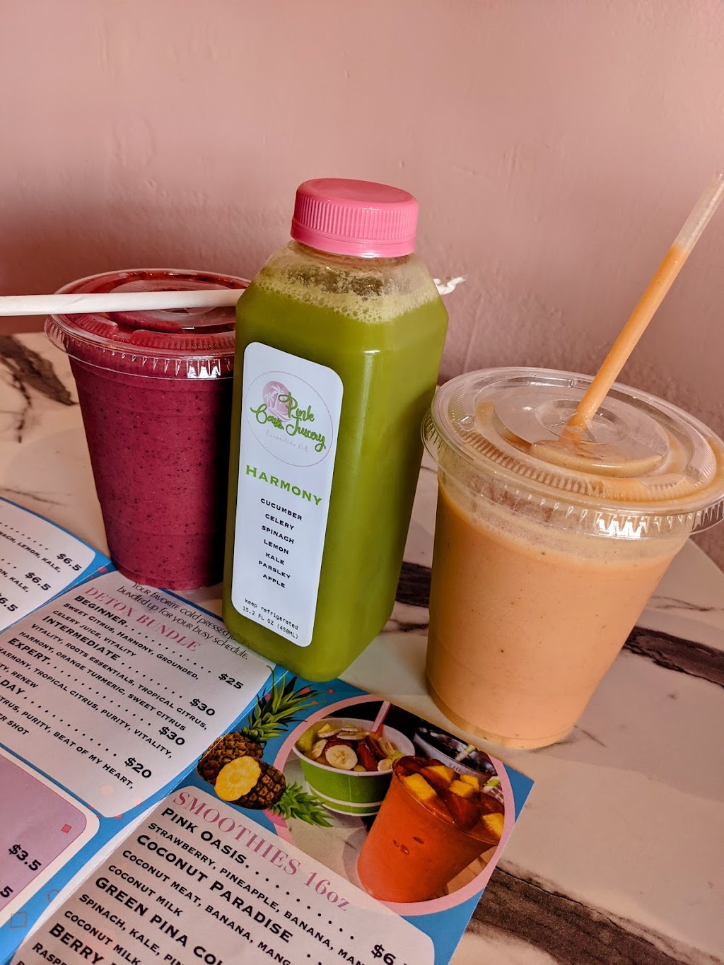 Pink Oasis Juicery is now Vegan Nectar Juice Bar & Mini Mart | restaurant | 242 W Mission Ave Suite E, Escondido, CA 92025, USA | 4422572059 OR +1 442-257-2059