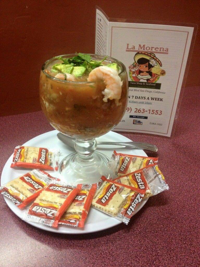 La Morena Taco Shop and seafood | restaurant | 5059 Federal Blvd, San Diego, CA 92102, USA | 6192631553 OR +1 619-263-1553