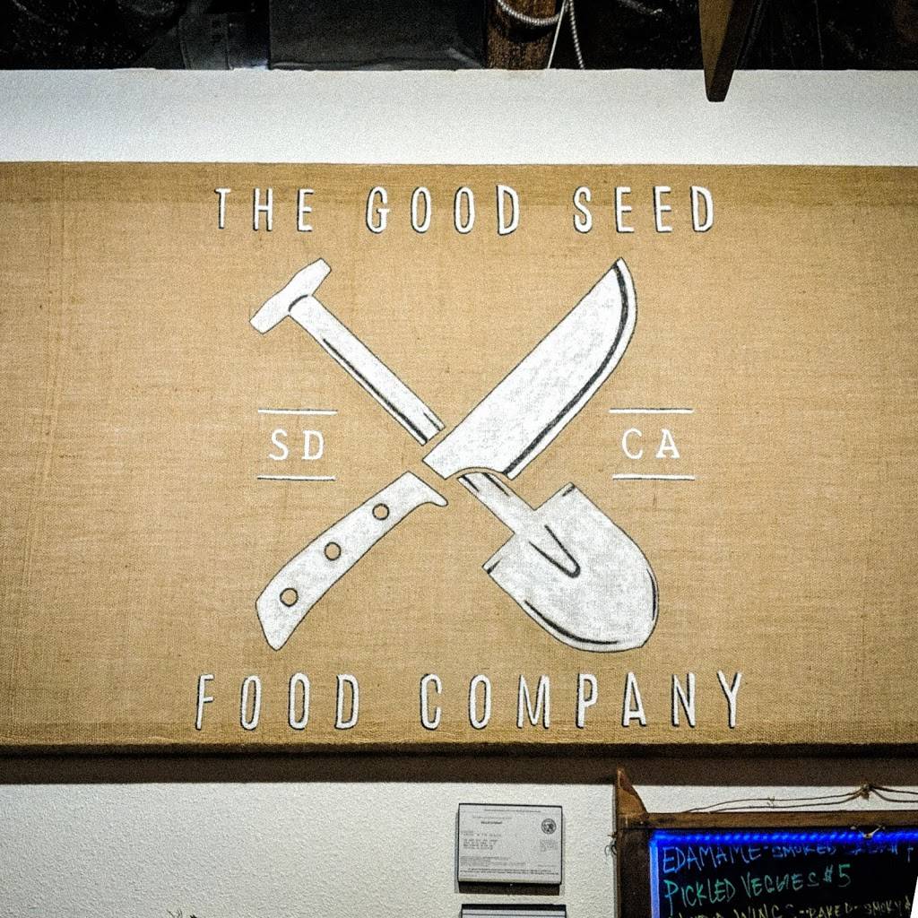 The Good Seed Food Company | restaurant | 8665 Miralani Dr #100, San Diego, CA 92126, USA | 6193232056 OR +1 619-323-2056