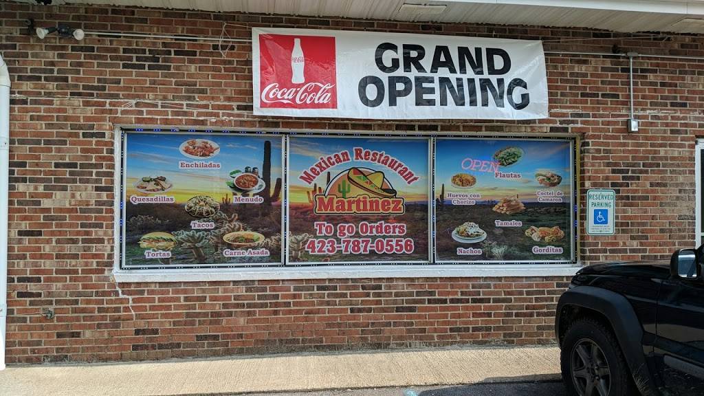 Martinez Mexican Restaurant | restaurant | 206 Bohannon Ave, Greeneville, TN 37745, USA | 4237870556 OR +1 423-787-0556