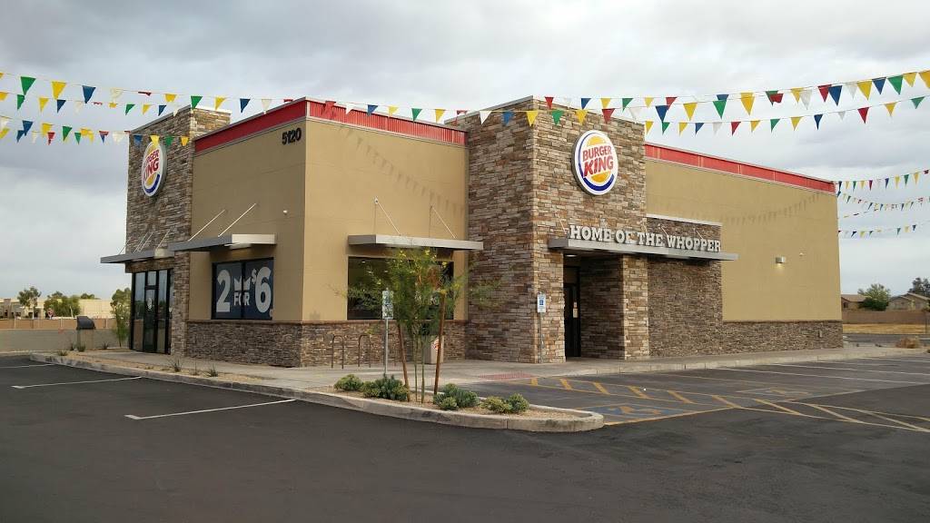 Burger King | restaurant | 5120 W Bell Rd, Glendale, AZ 85308, USA | 6233367780 OR +1 623-336-7780