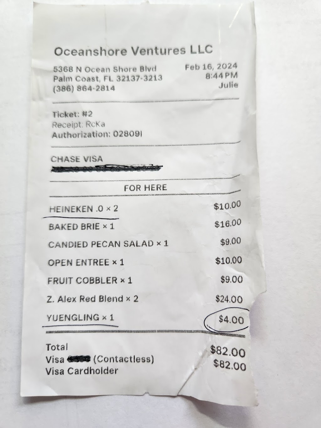 Bartletts | restaurant | 5368 N Ocean Shore Blvd, Palm Coast, FL 32137, USA | 9044396759 OR +1 904-439-6759