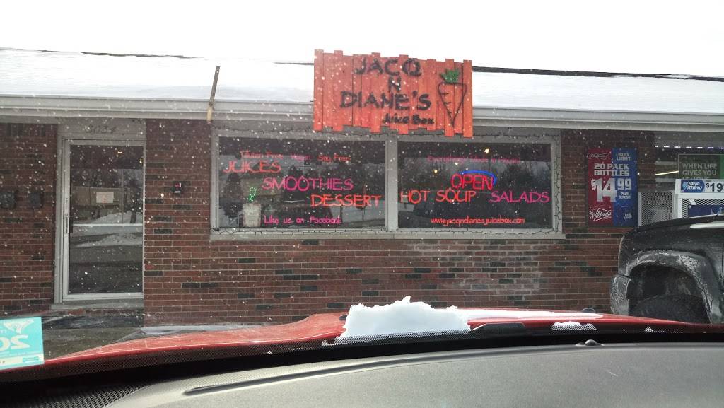 Jacq n Dianes Juice Box | restaurant | 3034 Grange Hall Rd, Holly, MI 48442, USA | 2483698034 OR +1 248-369-8034