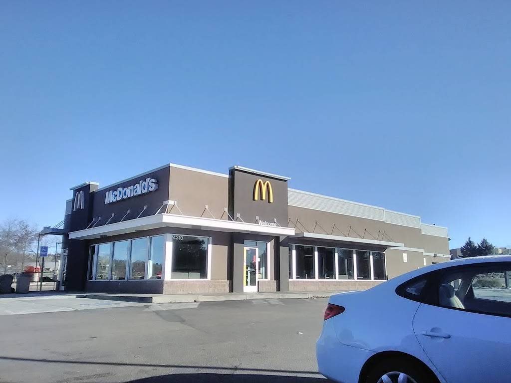 McDonalds | cafe | 4310 Barnes Rd, Colorado Springs, CO 80917, USA | 7195721782 OR +1 719-572-1782