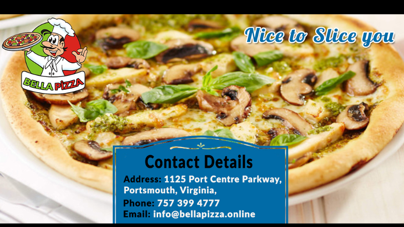 Bella Pizza | restaurant | 1125 Port Centre Pkwy, Portsmouth, VA 23704, USA | 7573994777 OR +1 757-399-4777