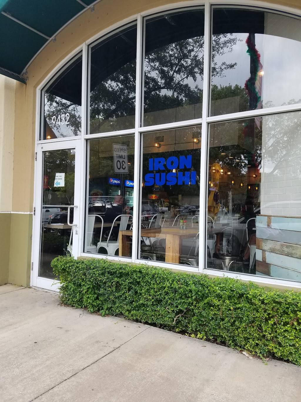 Iron Sushi | restaurant | 9432 NE 2nd Ave, Miami Shores, FL 33138, USA | 3057540311 OR +1 305-754-0311