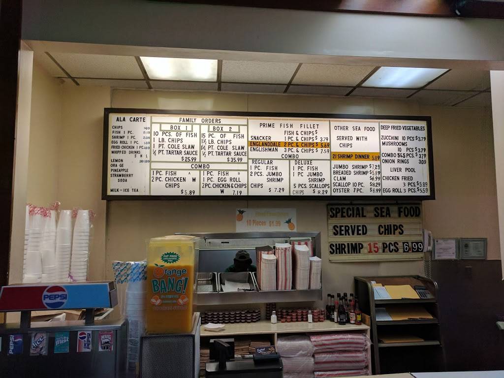 England Fish & Chips | restaurant | 2614 Pacific Avenue, Long Beach, CA 90806, USA | 5624267400 OR +1 562-426-7400