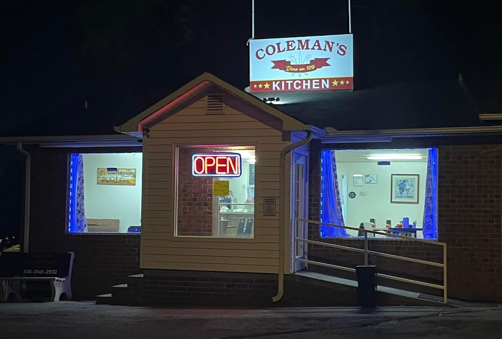 Colemans Kitchen | restaurant | 8298 NC-109, Thomasville, NC 27360, USA | 3364760076 OR +1 336-476-0076