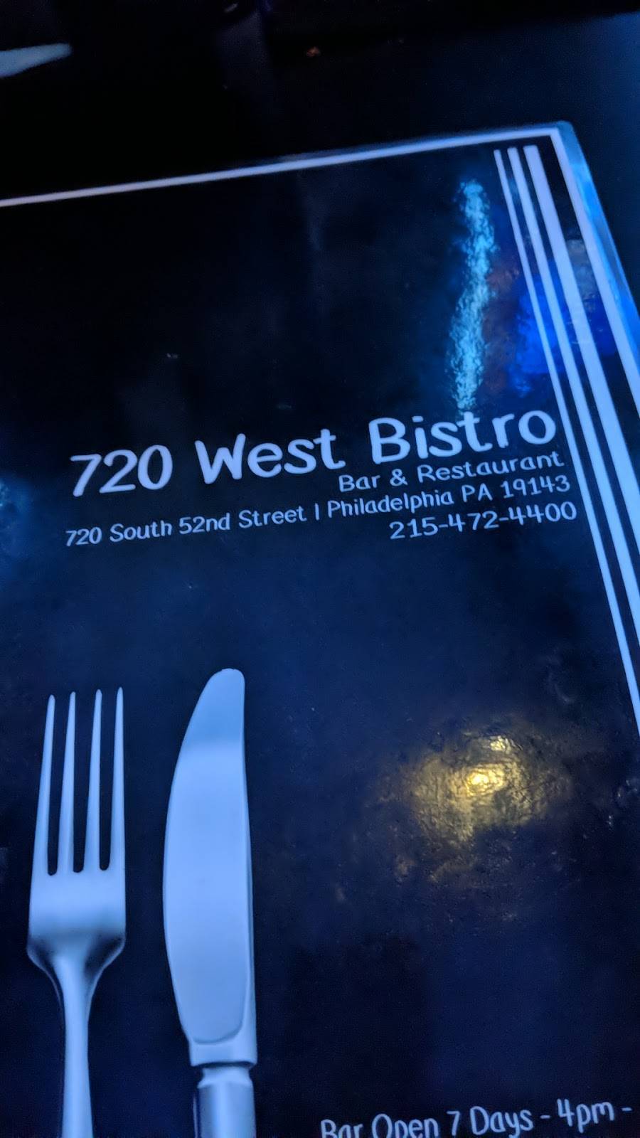 720 West Bistro | restaurant | 720 S 52nd St, Philadelphia, PA 19143, USA | 2159080021 OR +1 215-908-0021