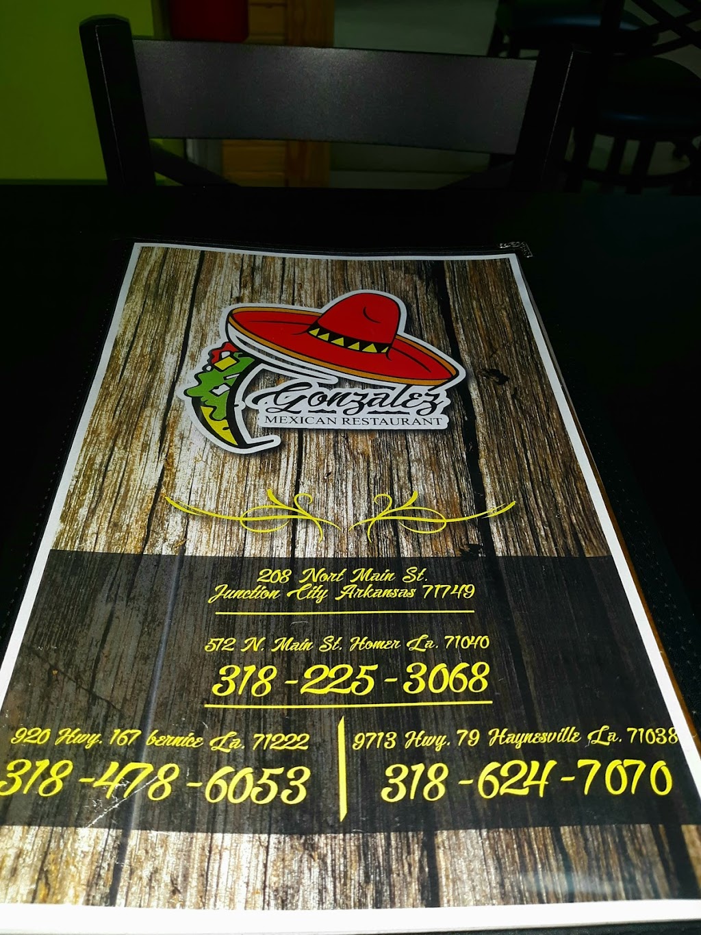 Gonzales Mexican Restaurant | restaurant | 380 Bernice Hwy, Farmerville, LA 71241, USA | 3189828003 OR +1 318-982-8003