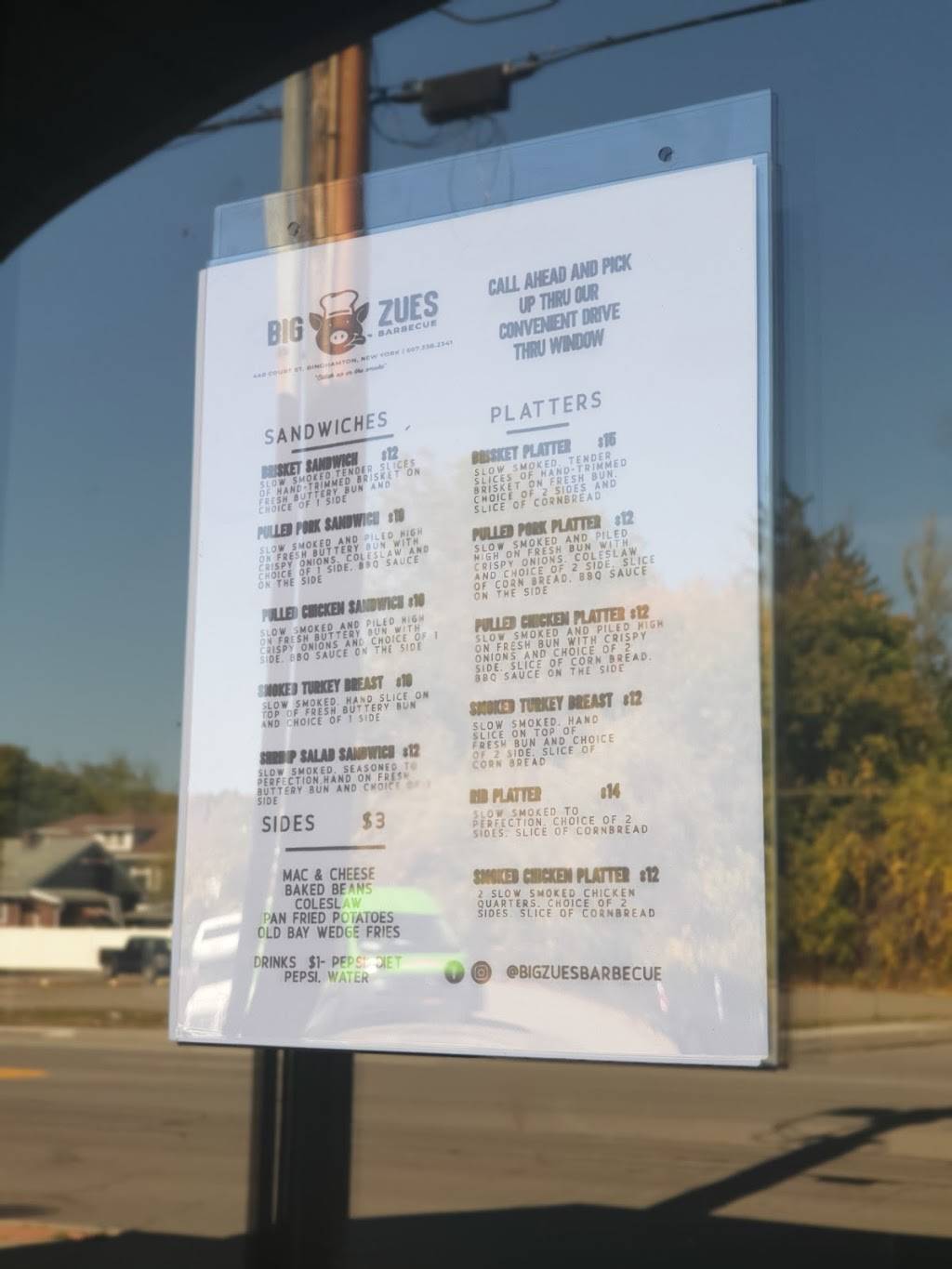 BIG ZUES Barbecue | restaurant | 440 Court St, Binghamton, NY 13904, USA | 6073382341 OR +1 607-338-2341