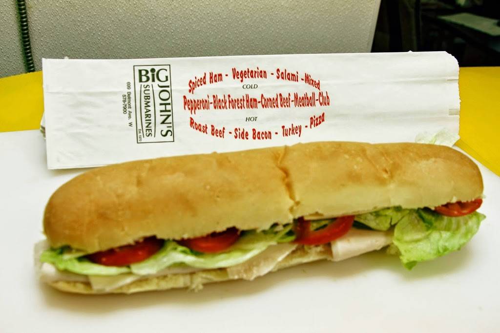 Big Johns Submarines | restaurant | 699 Belmont Ave W, Kitchener, ON N2M 1P1, Canada | 5195787900 OR +1 519-578-7900