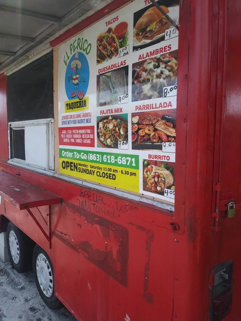 El Perico Taqueria | restaurant | 615 W Daughtery Rd, Lakeland, FL 33809, USA | 8636186871 OR +1 863-618-6871