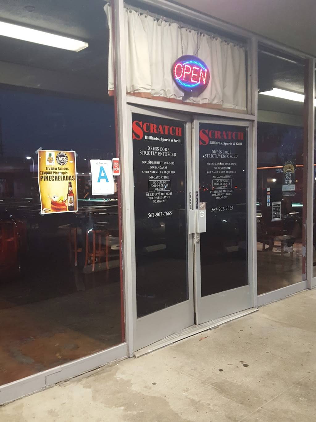 Scratch Billiards Bar & Grill | night club | 15025 Imperial Hwy, La Mirada, CA 90638, USA | 5629027665 OR +1 562-902-7665
