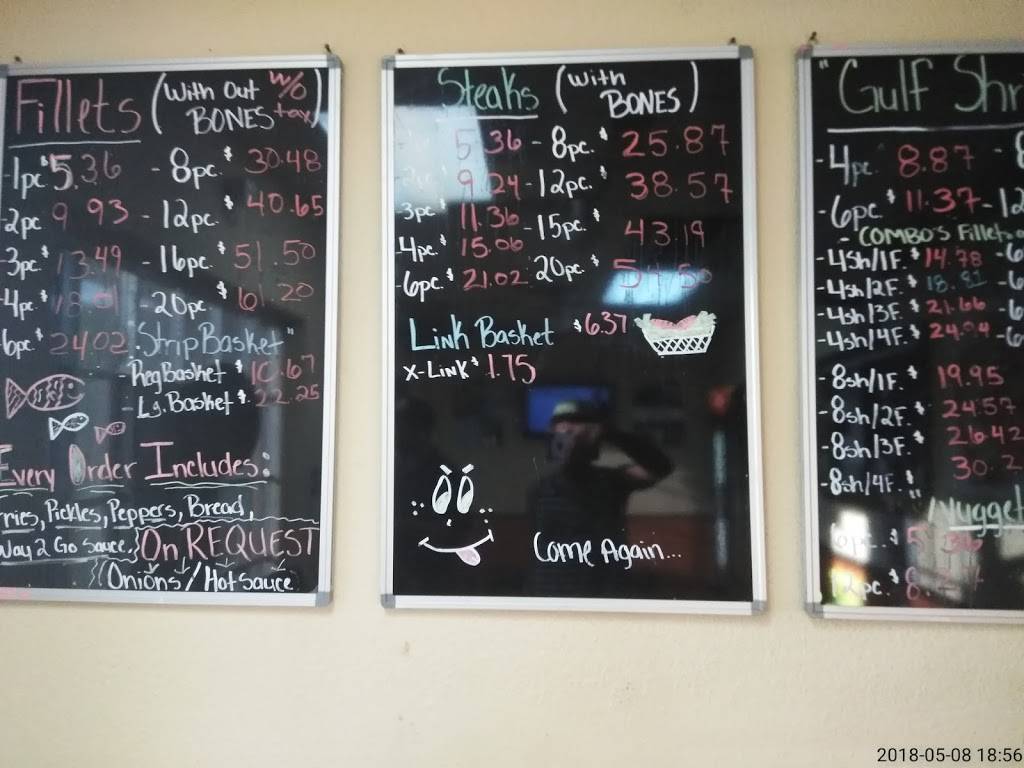 Way 2 Go Fried Catfish | restaurant | 208 N Hampton Rd, DeSoto, TX 75115, USA | 9722232550 OR +1 972-223-2550