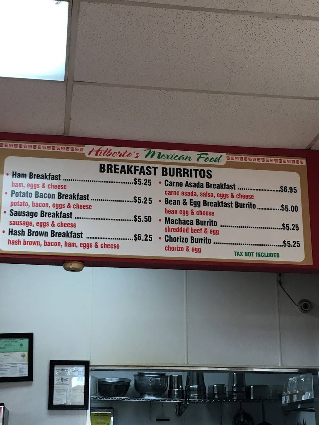 Hilbertos Mexican Food | restaurant | 9805 Prospect Ave, Santee, CA 92071, USA | 6192588313 OR +1 619-258-8313