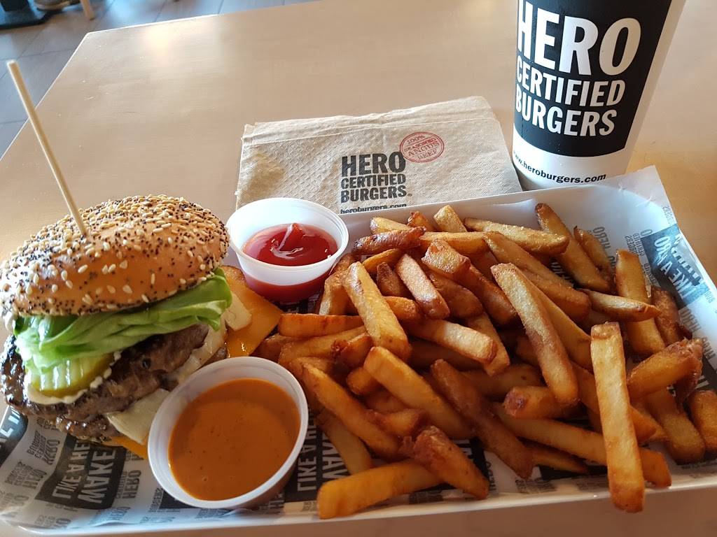 Hero Certified Burgers - Argentia | restaurant | 2969 Argentia Rd, Mississauga, ON L5N 0B2, Canada | 9055674401 OR +1 905-567-4401