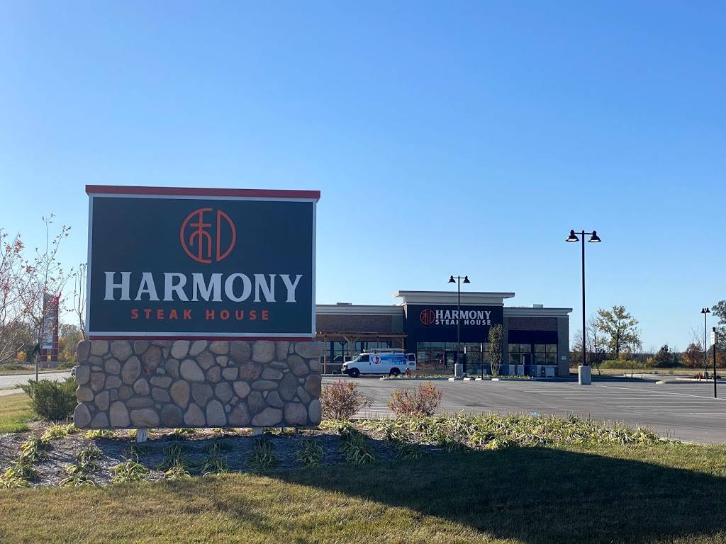 Harmony Steakhouse | restaurant | 6124 Mills Dr, Whitestown, IN 46075, USA | 3177696666 OR +1 317-769-6666